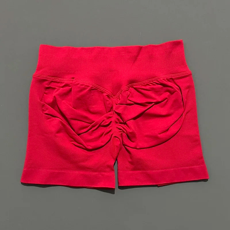 Histello Impact Women's Seamless Scrunch Butt Yoga Shorts 4.5"