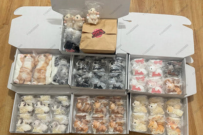 Handmade Kitty Cat Taba Squishy Silicone Fuzzy Kitten Soft Cat Mushy Squeeze Toy Mochi Toy Hand Relax Stress Release Gift Toy SS69