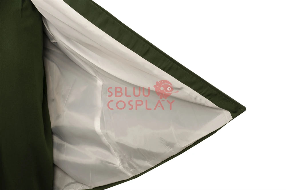 SBluuCosplay Anime Noriaki Kakyoin Cosplay Costume Dark Green Uniform Outfit Halloween Party Costume Upgrade Version