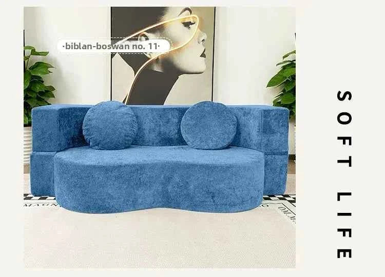 Living Room Sofas Vacuum Compression Sofa Pure Sponge Single Multifunctional Foldable Special Shaped Sofa Bed Furniture