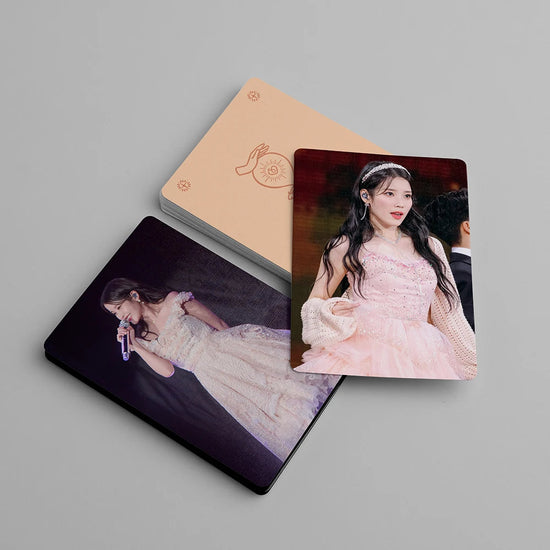55pcs/set Kpop IU The Golden Hour Lomo Cards High quality HD Photocard for fans collection Fashion Cute Fans Gift SS69