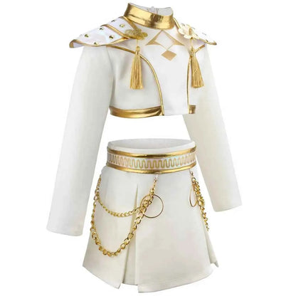 KPop Halloween Demon Hunter Cosplay Costume Wig Uniform Idol Stage Performance Rumi Mira Zoey Roleplay Party Clothing