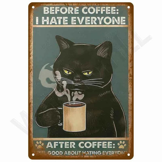 Vintage Tin Sign Home Decor Items Wall Decor Art Wall Mural Room Decoration Items Decor Men Retro Metal Sign Plate Bar Posters