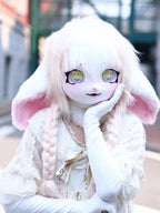 Kig Furry Mask Plastic Headbase for Adult Cosplay Costume