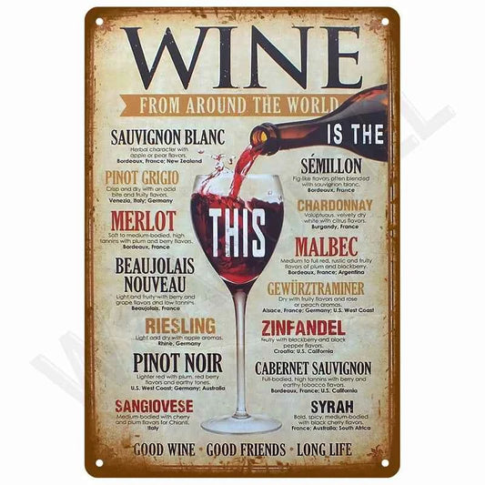 Vintage Tin Sign Home Decor Items Wall Decor Art Wall Mural Room Decoration Items Decor Men Retro Metal Sign Plate Bar Posters