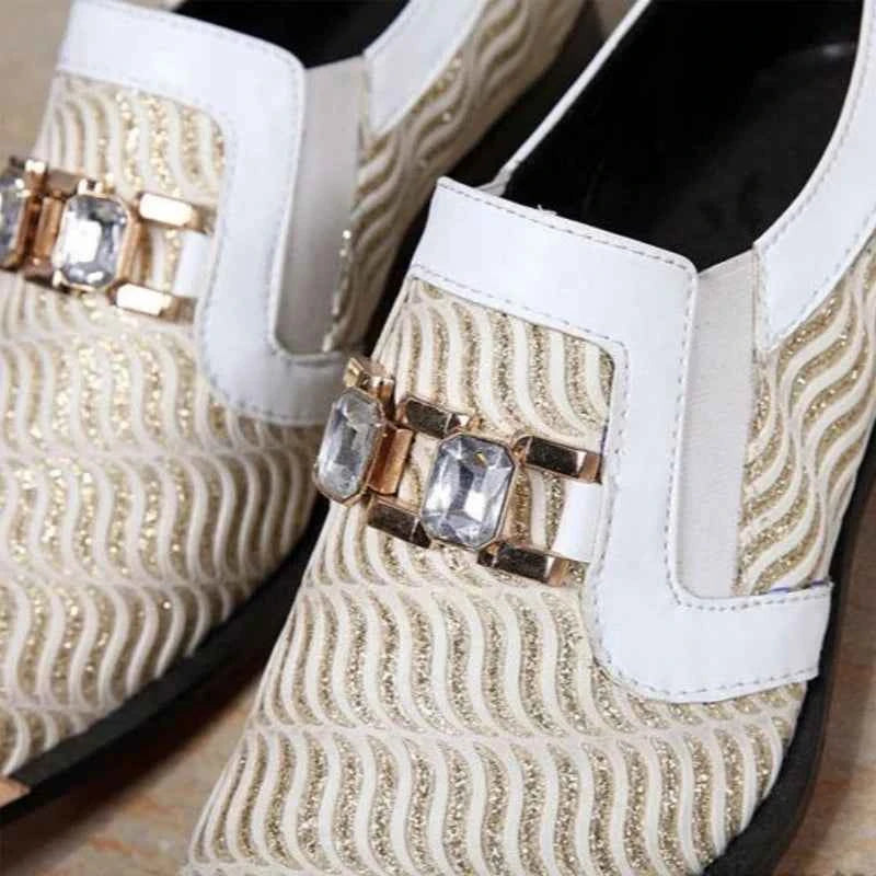 Special Square Toe Men's Shoes Slip on Genuine Leather Dress Men Party, Business, and Wedding Shoes men