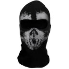 Ghost Skull Balaclava Full Face Mask for Cosplay & Cycling