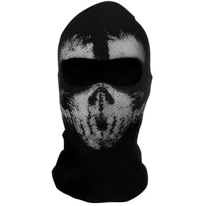 Ghost Skull Balaclava Full Face Mask for Halloween Cosplay and Cycling