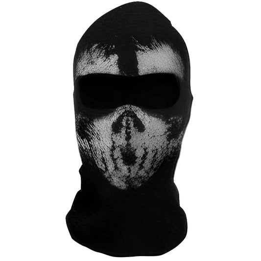 Ghost Skull Balaclava Full Face Mask for Halloween Cosplay and Cycling