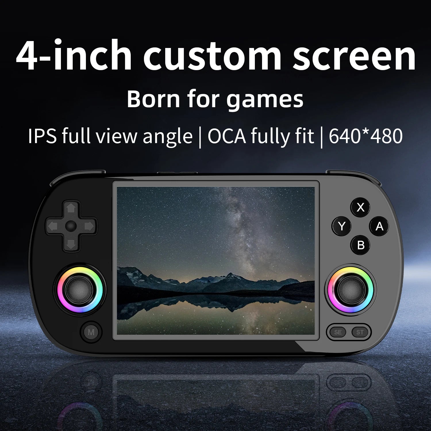 ANBERNIC RG40XX H Handheld Game Console Linux 64-bit System 4.0 inch IPS 3200mAh Retro Video Gaming Console 64G 5000+ Games Gift SS69