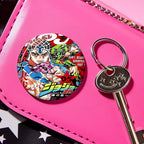 Anime JoJo Bizarre Adventure Soft Button Pin Round Metal Badge Lapel Pin Parts Gift Friends Kid Jewelry