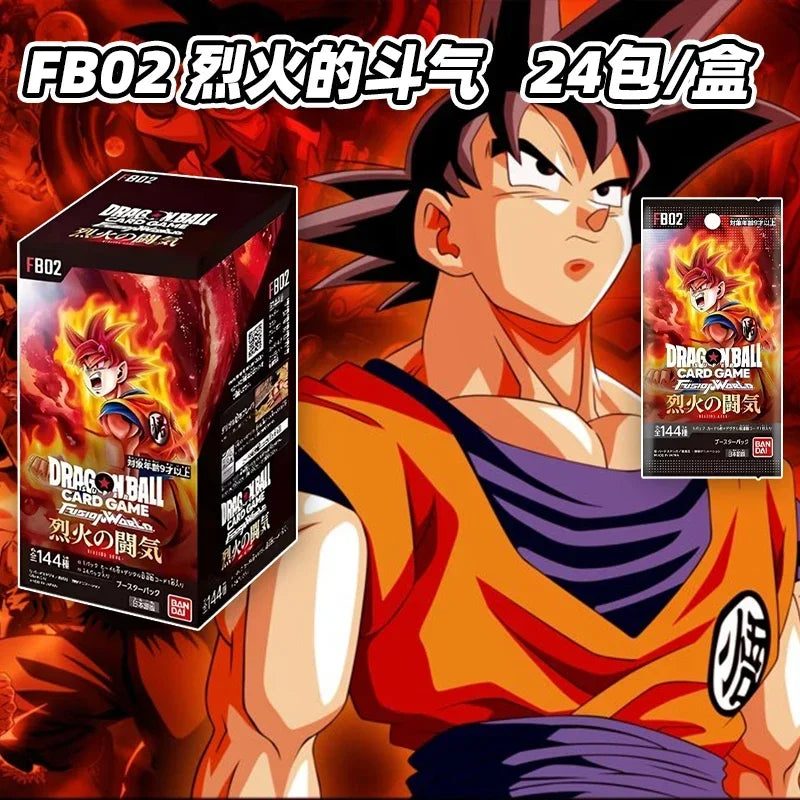 TCG Bandai Dragon Ball Card Japanese Version FB01 FB02 FB03 FB04 Supplementary Pack Rare Anime Collectible Card Kids Toys Gift SS69