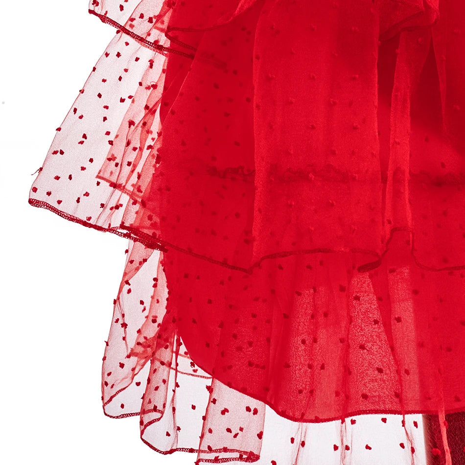 Girls Princess Cosplay Costume Dress - Flower Print