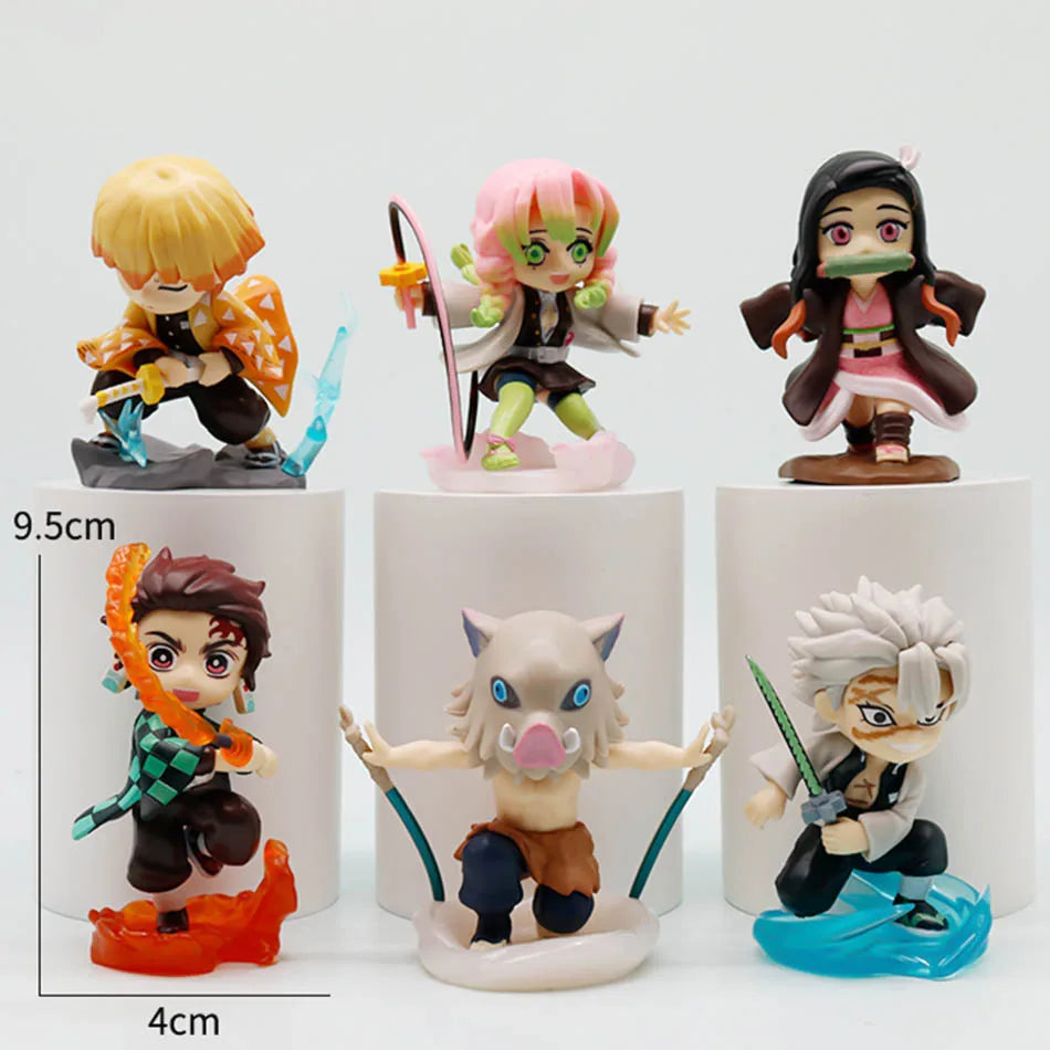 1-12pcs Anime Demon Slayer Blind Box Figure Toys Kimetsu No Yaiba Battle Series Guess Bag Mystery Doll Christmas Birthday Gift
