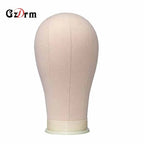 21inch 23inch Wig Head Mannequin Head with Wig Stand, Manikin Canvas Head for Wigs Making Display with Pins