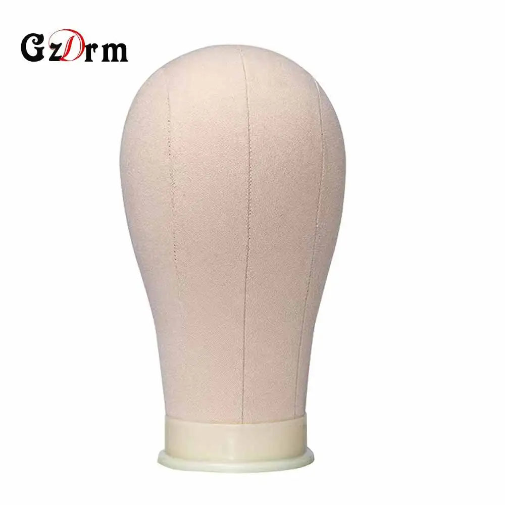 21inch 23inch Wig Head Mannequin Head with Wig Stand, Manikin Canvas Head for Wigs Making Display with Pins