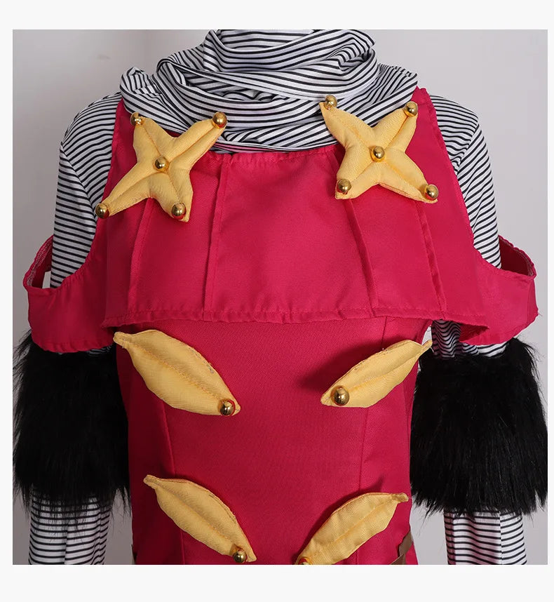 Anime Hot Pants Cosplay Steel Ball Run Cosplay Costumes Tops Pants Dress Hat Hot Pants Suits Halloween Carnival Cos Adult Women