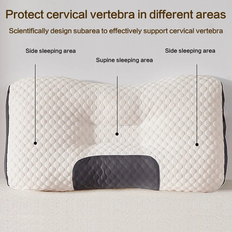 Neck Pillow Help Sleep And Protect The Neck Cervical Orthopedic Household Soybean Fiber SPA Massage Pillow For Sleeping New SS69