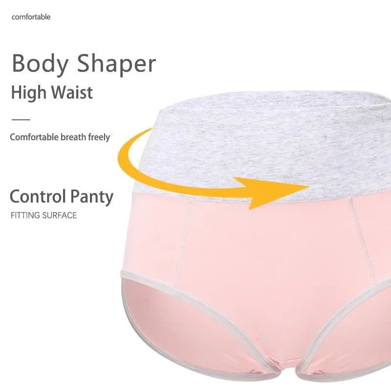 Underwear Women High Waist Woman Panties Cotton Underpants Tighten The Abdomen Panties Women Plus Size XXXXXL Female Underwear SS69