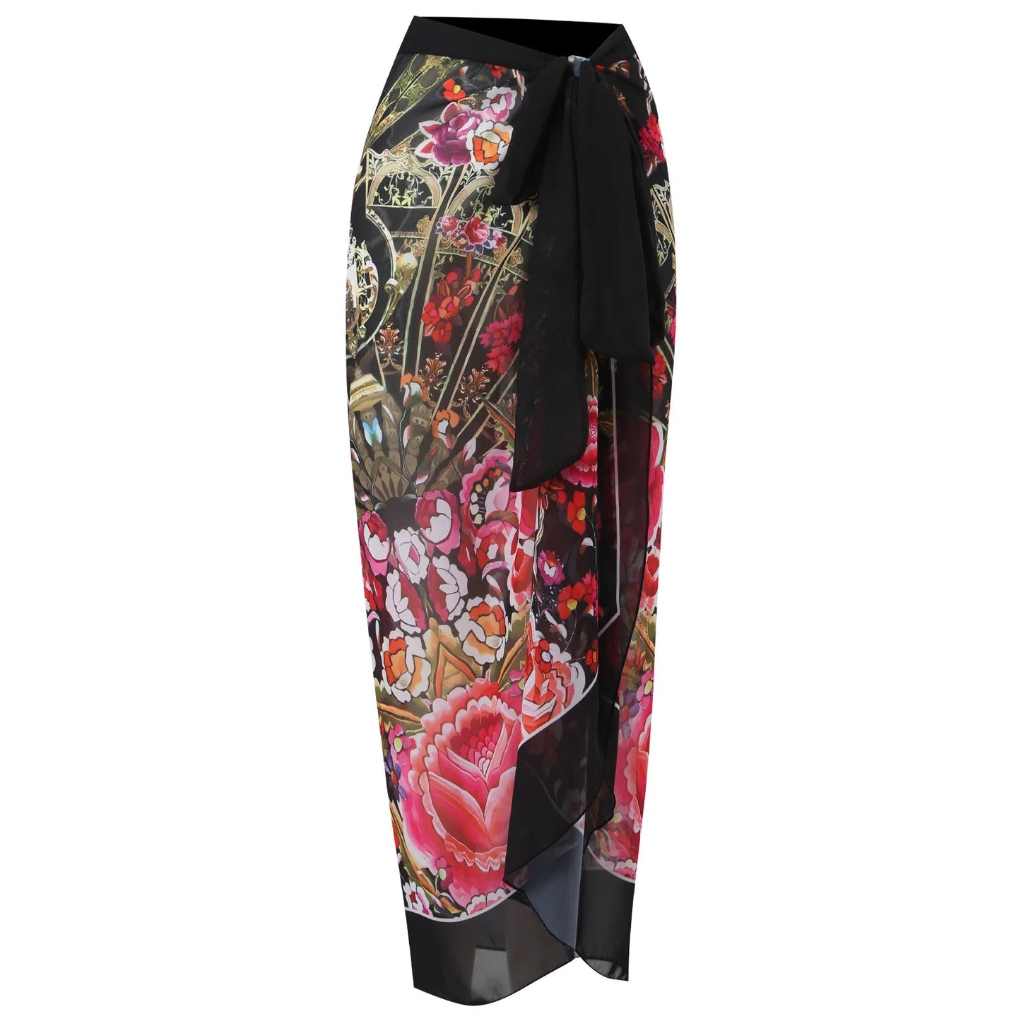 2023 New Arrival Push Up Women Bikini Set Floral Printed Ruffle Bikinis Strappy Bandage Swimwear Brazilian Biquini Bathing Suit SS69