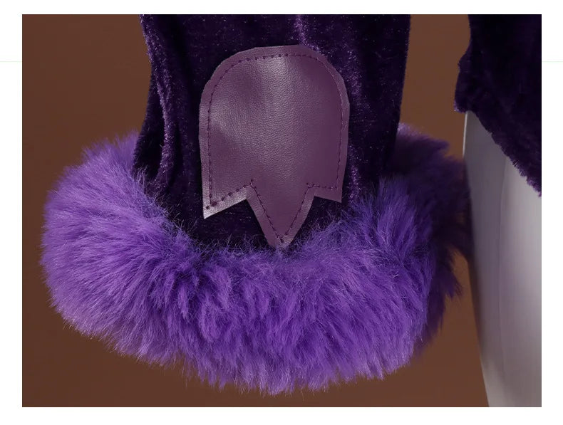 Gengar Anime Cosplay Bodysuit with Hood and Tail