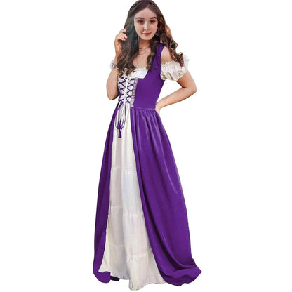 Medieval Renaissance Drama Dance Costume Halloween Girdle Cos Dress Halloween Costumes for Women Dress Love Live Cosplay