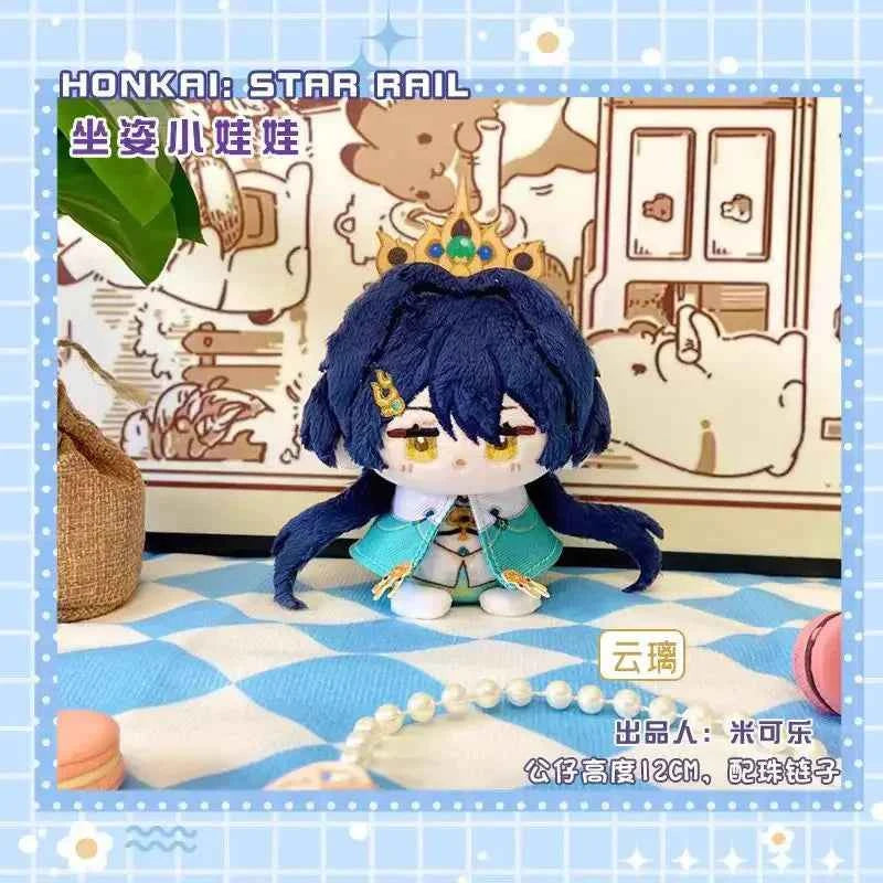 10cm Honkai: Star Rail Plush Phainon Mydei Anaxa Hyacine Cute Plush Castorice Dolls Stuffed Toys Bag Pendant Keychain Gift