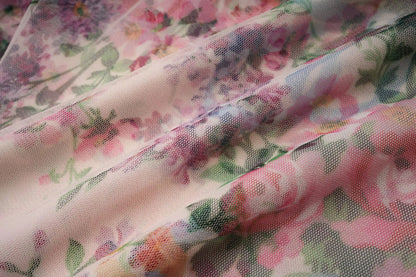 JAMERARY Fashion Floral Print Long Sleeve Maxi Dress For Women Summer Autumn Clothes Layers Ruffles Cake Dresses Evening SS69