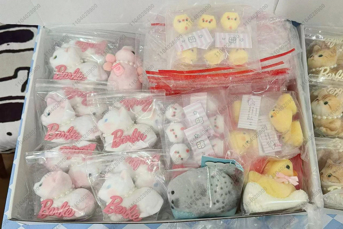 Handmade Kitty Cat Taba Squishy Silicone Fuzzy Kitten Soft Cat Mushy Squeeze Toy Mochi Toy Hand Relax Stress Release Gift Toy SS69