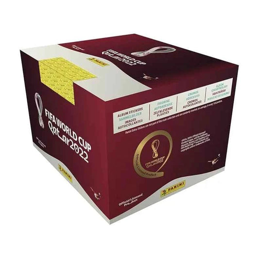 Panini Official FIFA World Cup Qatar 2022 Sticker Album Box, 50 Packets, Collect & Trade, Limited Edition