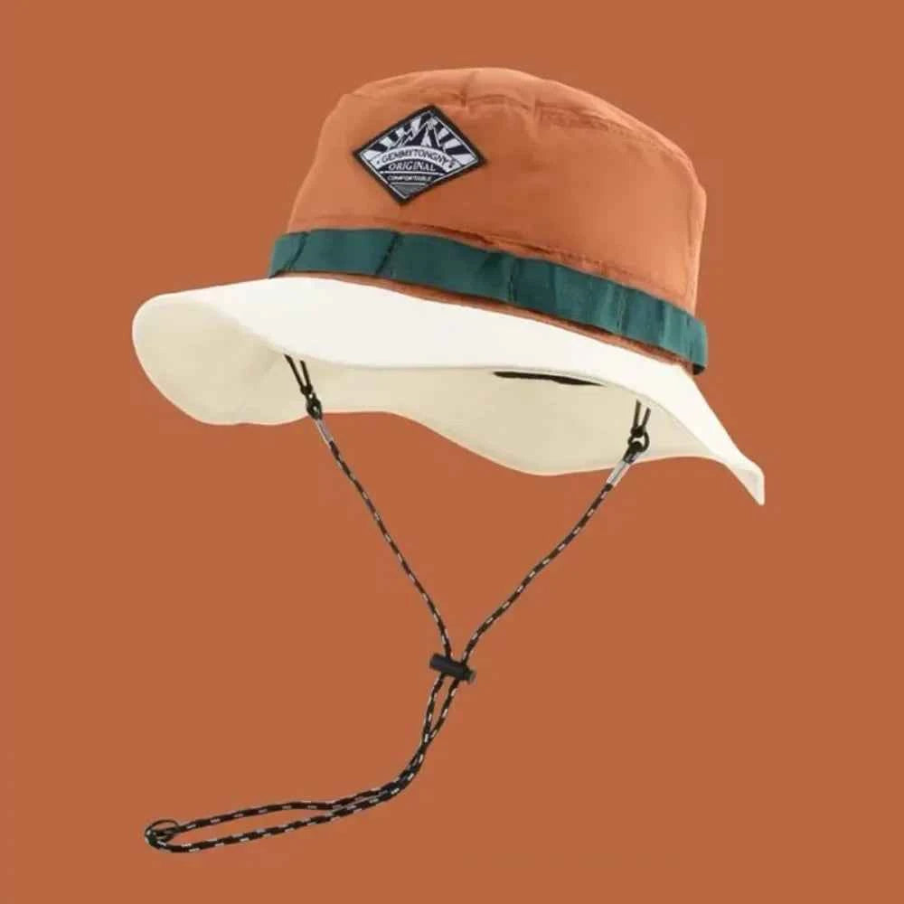 Leisure Vacation Fisherman Hat Japanese Quick-drying Basin Hat Packable Hat Summer Sun Hanging Bag Adjustable Visor Hat
