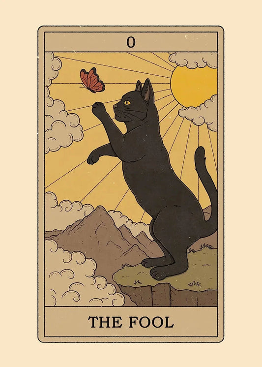 Vintage Cat Card Art Poster Canvas Printing Fashion House Home Furnishings Rural Villas Decoration Aesthetics Natural Canvas Art SS69 21.69 50X70cm Unframed / 10