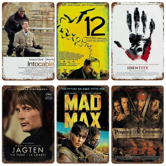 Classic American Films Metal Sign Old Movie Metal Plaque Poster Vintage Wall Plate Bar Club Wall Decor Retro Home Decor