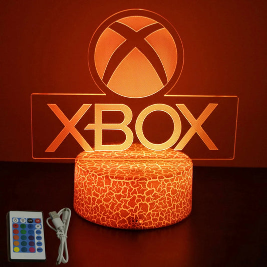 NEON GAMER 3D Lamp LED Night Light Gaming Setup RGB Children's Lamps Gamer Room Decoration Bedroom Table Lamp Personalized Gifts SS69 14.69 Cr16-Gaming 03