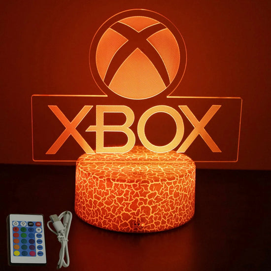 NEON GAMER 3D Lamp LED Night Light Gaming Setup RGB Children's Lamps Gamer Room Decoration Bedroom Table Lamp Personalized Gifts SS69 14.69 Cr16-Gaming 03