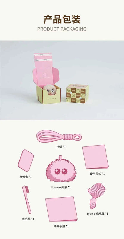 Fuzozo AI Emotional Companion Robot Trend Gift Five Plush Toys EchoChain Biomimetic Memory System Interaction Robot Cartoon Gift