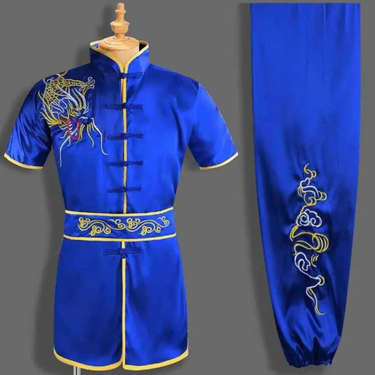 CLYFAN wushu uniform changquan clothes suits taichi chinese kungfu wushu clothes wushu suit ccwushu Martial arts costume