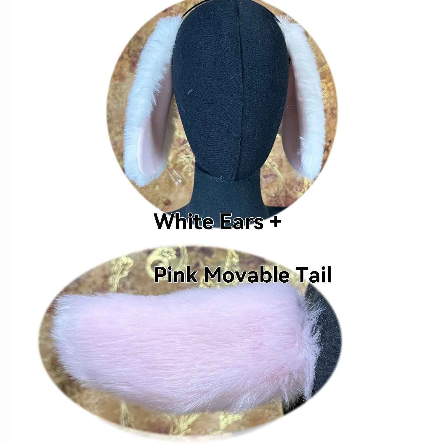 A Movable Rabbit Tail That Combines Voice Control, Swinging, and Patting Functions in One. Props for Role-playing and Performanc