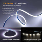 DC 5V USB COB Strip 3MM 5MM 8MM White/Pink/Red/White/Yellow/Yellow/Ice Blue/Green Flexible Ribbon Rope Home Decor TV Backlight