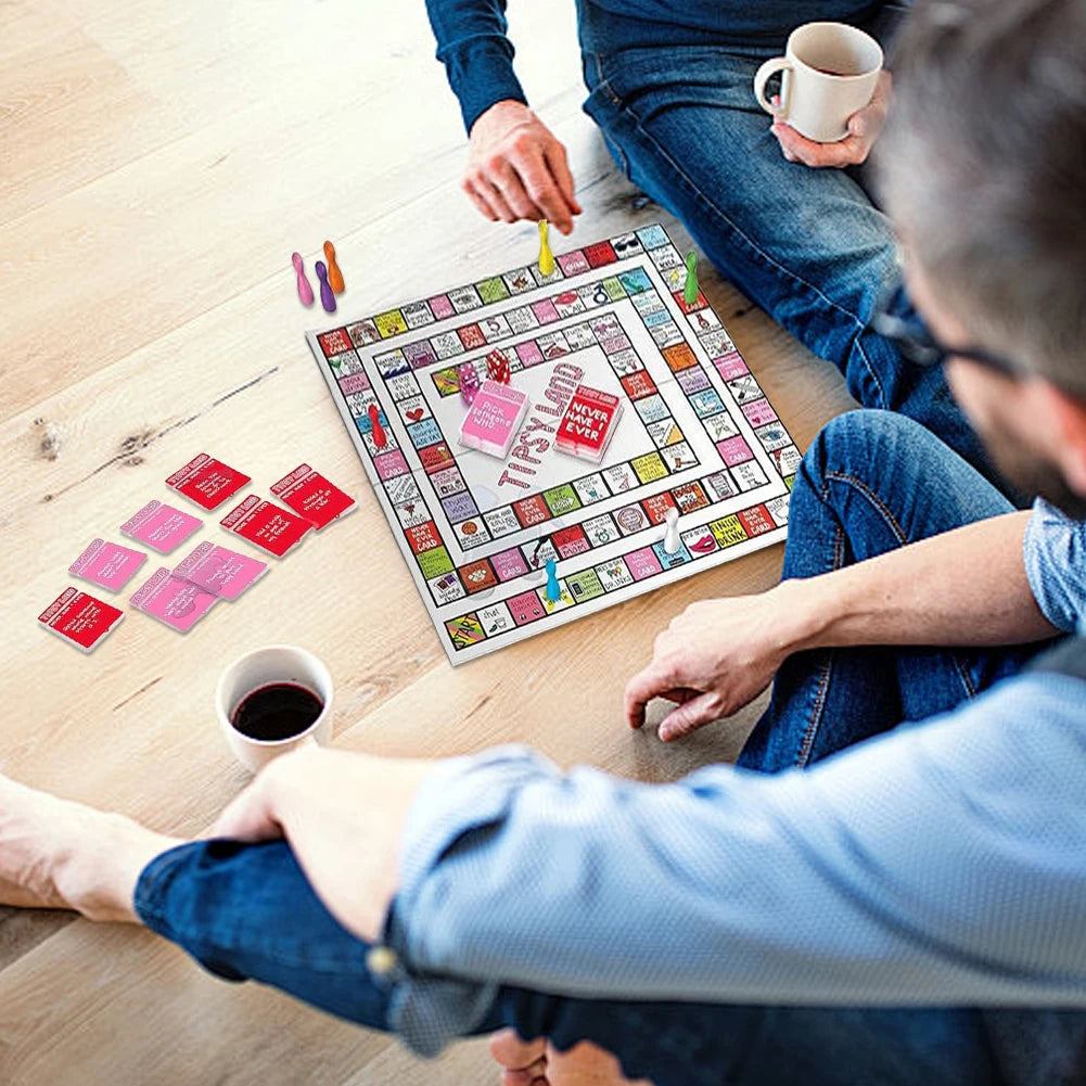 Tipsy Drinking Board Game Leather Land Drinking Games for Adults Interactive Girls Night Drinking Games Bachelorette Party Games SS69