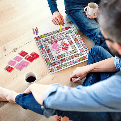 Tipsy Drinking Board Game Leather Land Drinking Games for Adults Interactive Girls Night Drinking Games Bachelorette Party Games SS69