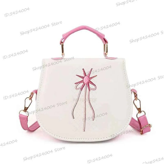 Classic Wicked Change for Good Women Crossbody Bag Fashionable Cartoon Witch's Wand Zipper Shoulder Bag Girl Funny Handbag Gift