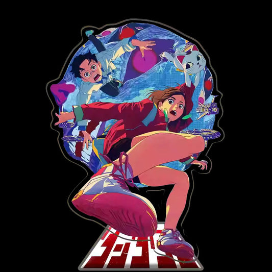 Anime Dandadan Momo Acrylic Keychain Stand Model Plate Fans Bag Gift Figure Display Fashion Cosplay Ornaments Decoration 15cm SS69 9.69 14 / 15 cm / CHINA