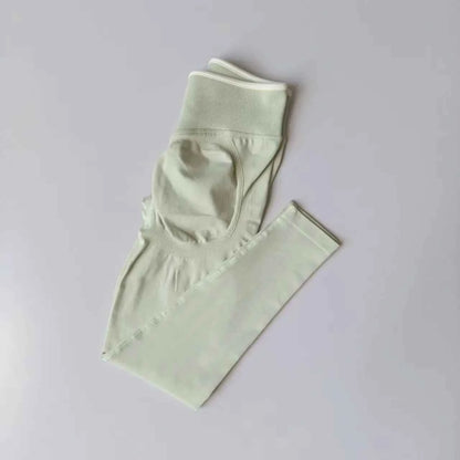 Seamless High Waist Yoga Pants Women Tummy Control Leggings Stretchy Soft Workout Running Leggings Comfortable Gym Sports Tights