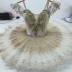 Cheap Custom Size 7 Layers Kids Girls Women Adult Fairy Doll Performance Wear Pink Red Champagne Ballet Tutu Costumes