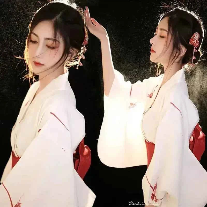 Fashion Photography Clothes Party Dress Japanese Kimono Cosplay Yukata Women Clothing Traditional Ethnic Style Streetwear Stage