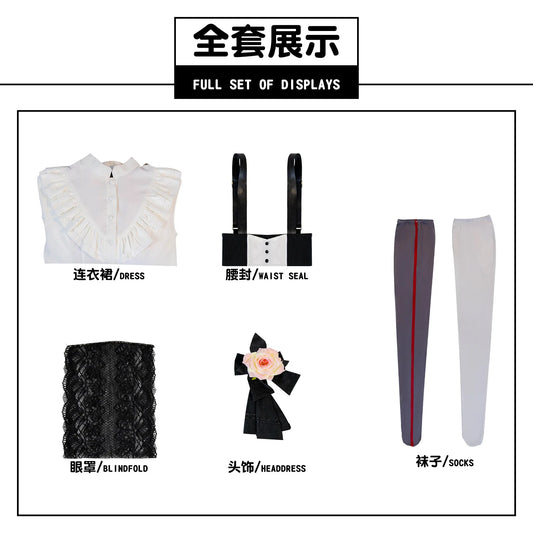Akiyama Mizuki Cosplay Costume Anime Party Dress Uniform Set for Adults