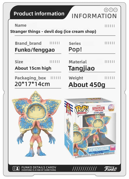 Genuine Edition FUNKO POP《Stranger Things: Eddie, Dustin, Eleven》Action Desktop Decoration Ornament Model Toys Collectible Model
