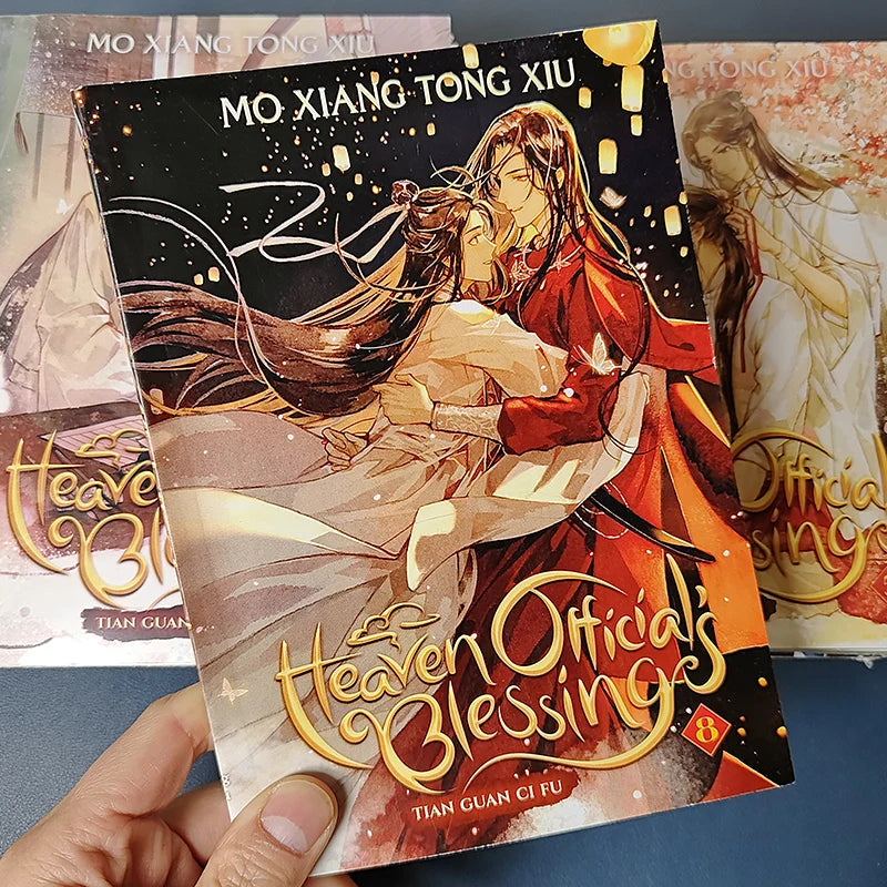 Vol.1-8 Tian Guan Ci Fu manga books in English Novel heaven official's blessings book Comic Book 1/2/4 book optionall SS69