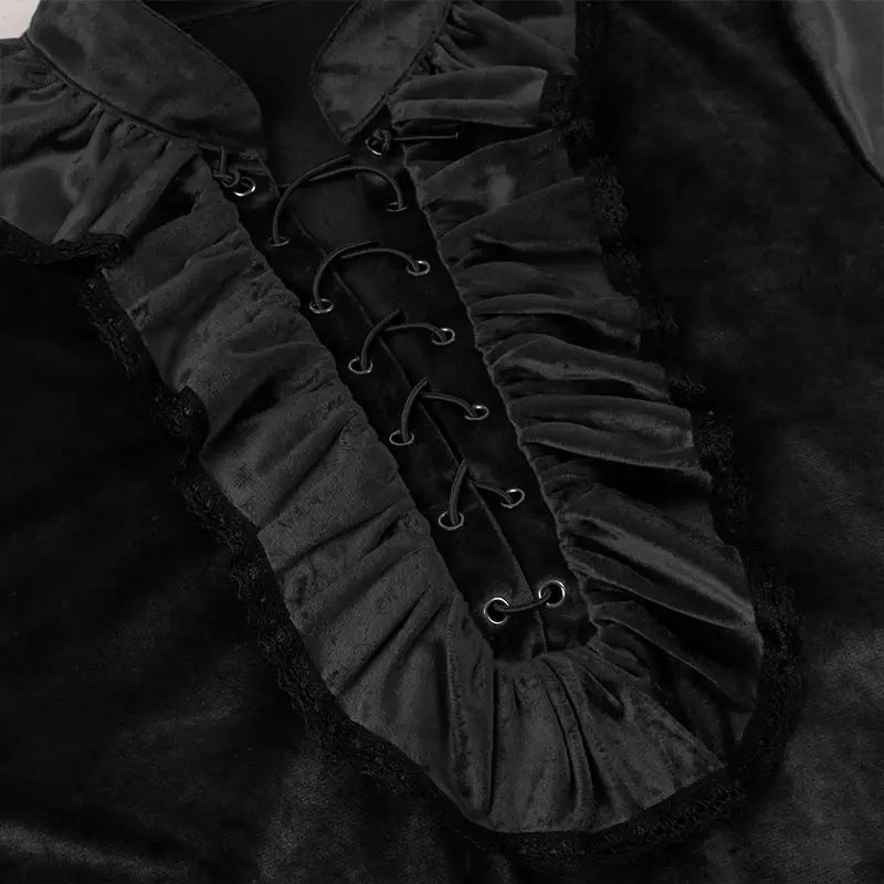 Halloween Cosplay Vintage Medieval Victorian Men/Women Gothic Lolita Lace Ruffle Shirts Blouse Steampunk Pirate Vampire Costume